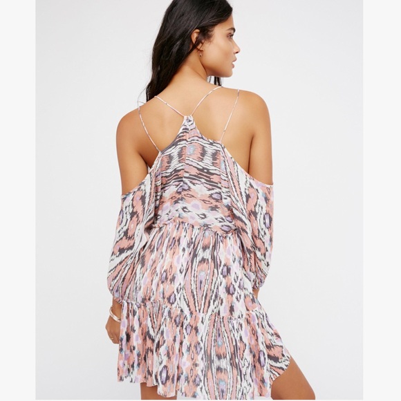 NWT Free People Monarch Cold Shoulder Minidress - Picture 5 of 7